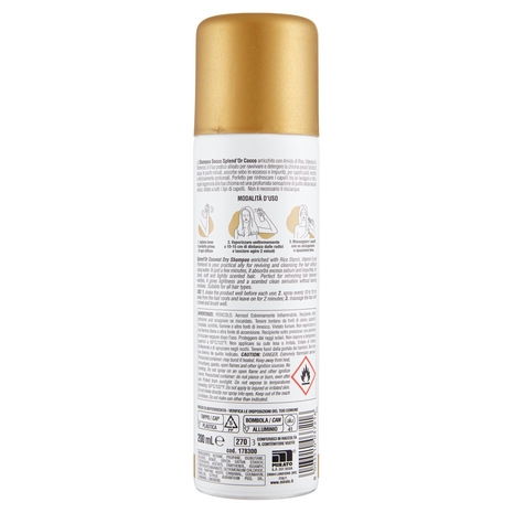 Splend'Or Shampoo Secco Cocco Soft Touch 200 mL